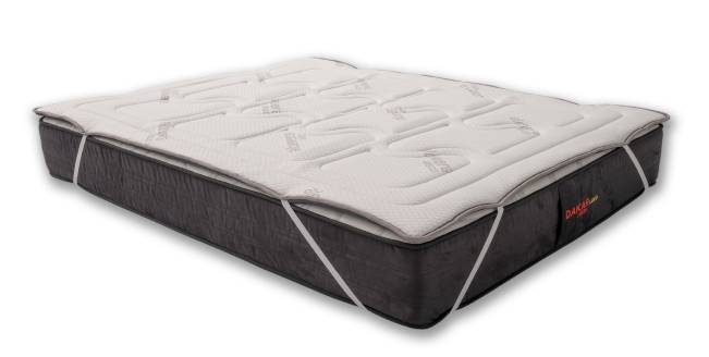 Topper (sobrecolchão) Viscoelástico com 3 cm de altura. Óptimo para colocar sobre colchões usados, aumentando o seu conforto e o tempo de vida do seu colchão. O produto ideal para conseguir um descanso mais suave.. Produto revestido a tecidos anti-ácaros e anti-fungos.